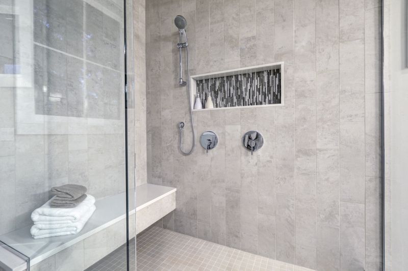 Luxury Shower with Custom Tile